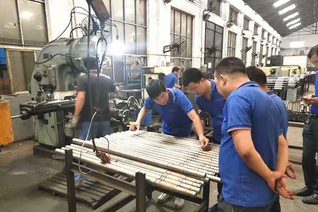 泉州昌盛工程施工管理有限公司每周对各个工序进行质量监督检验的现场。